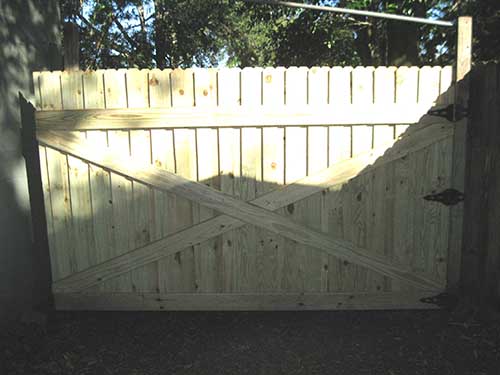 A finished gate build.